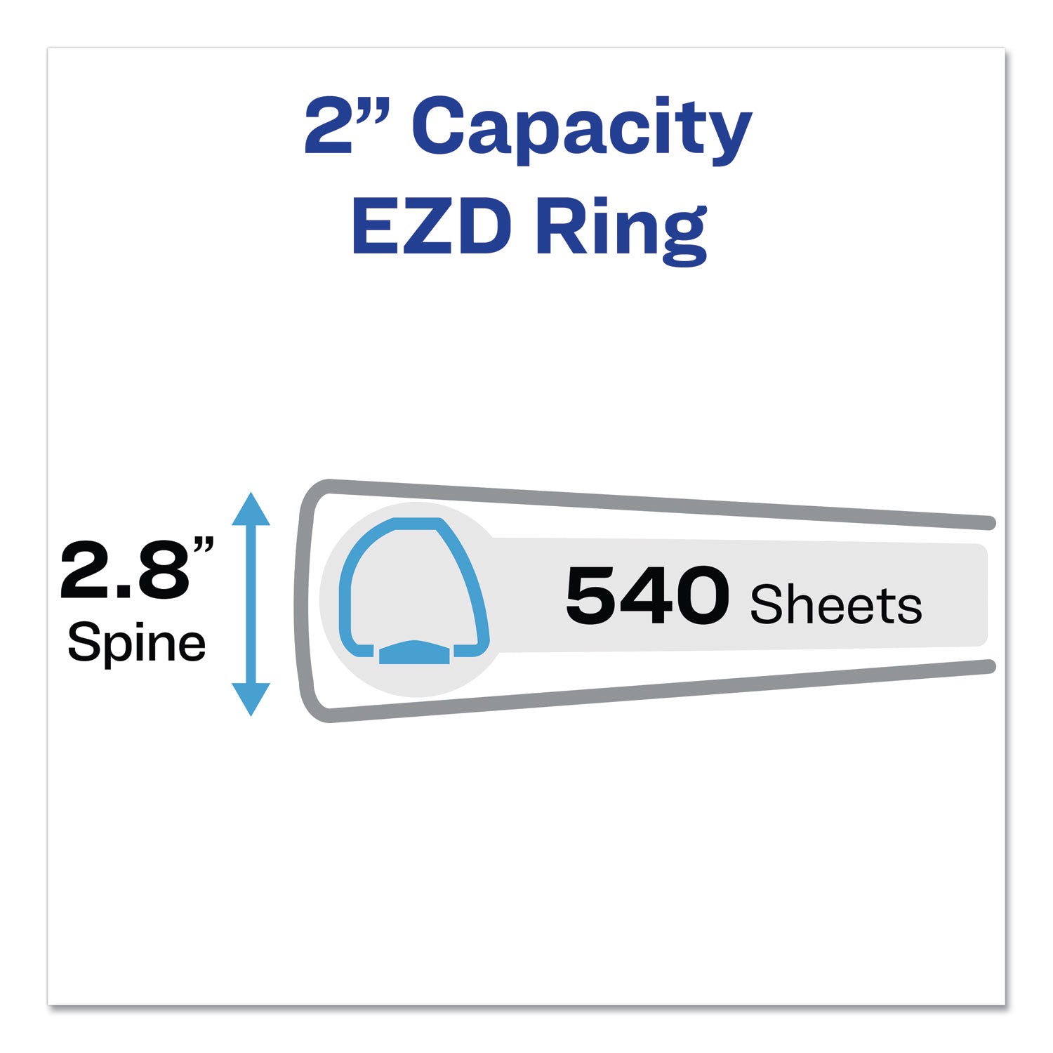 Avery® Durable 3-Ring Binder with DuraHinge™ & EZD™ Rings - 2