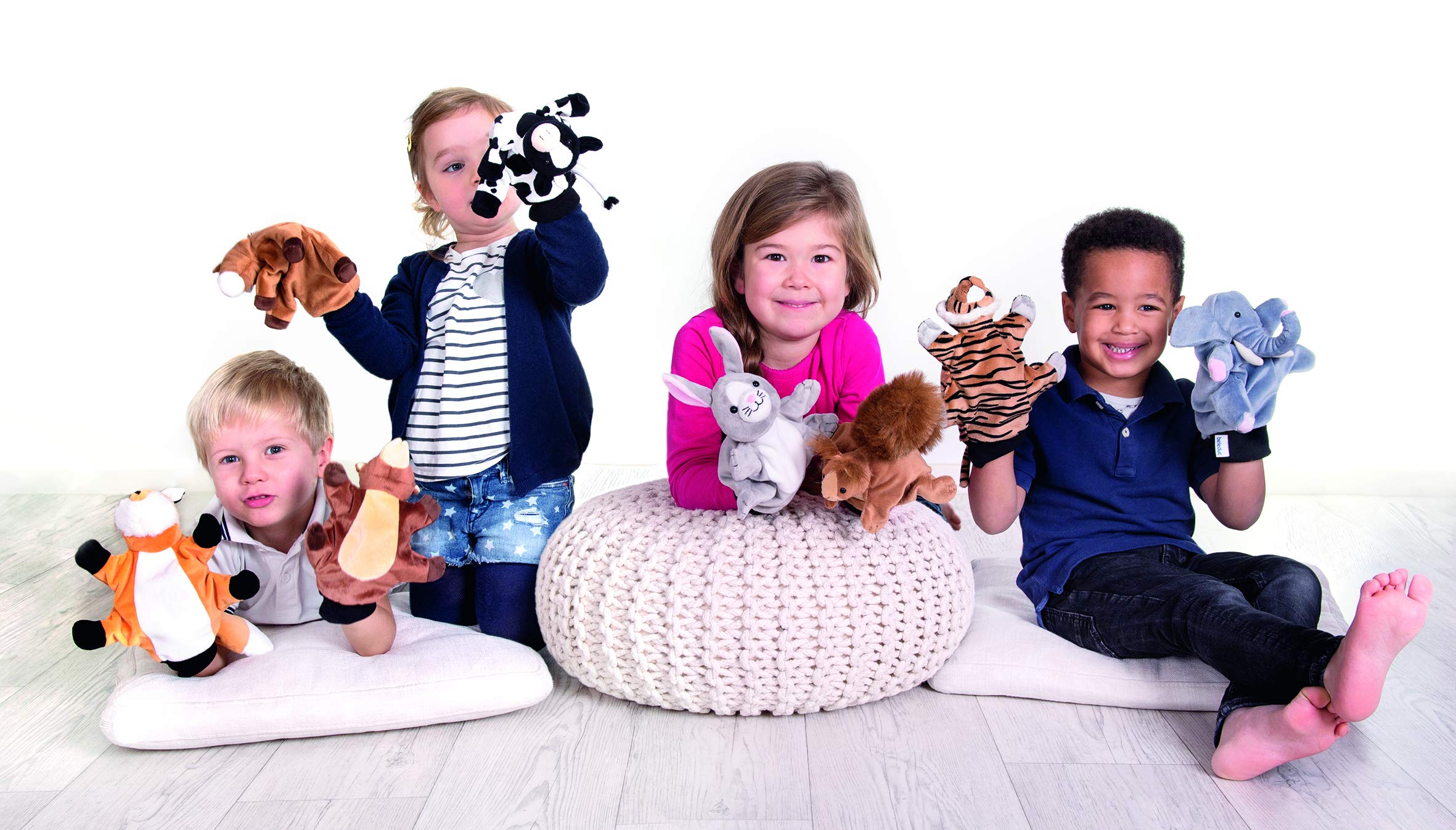 Beleduc 40110 Multicolor Hand Puppet for Kids - Creative Arts & Crafts, Storytelling & Role Play - Perfect for Preschool, Classroom & Home Playtime