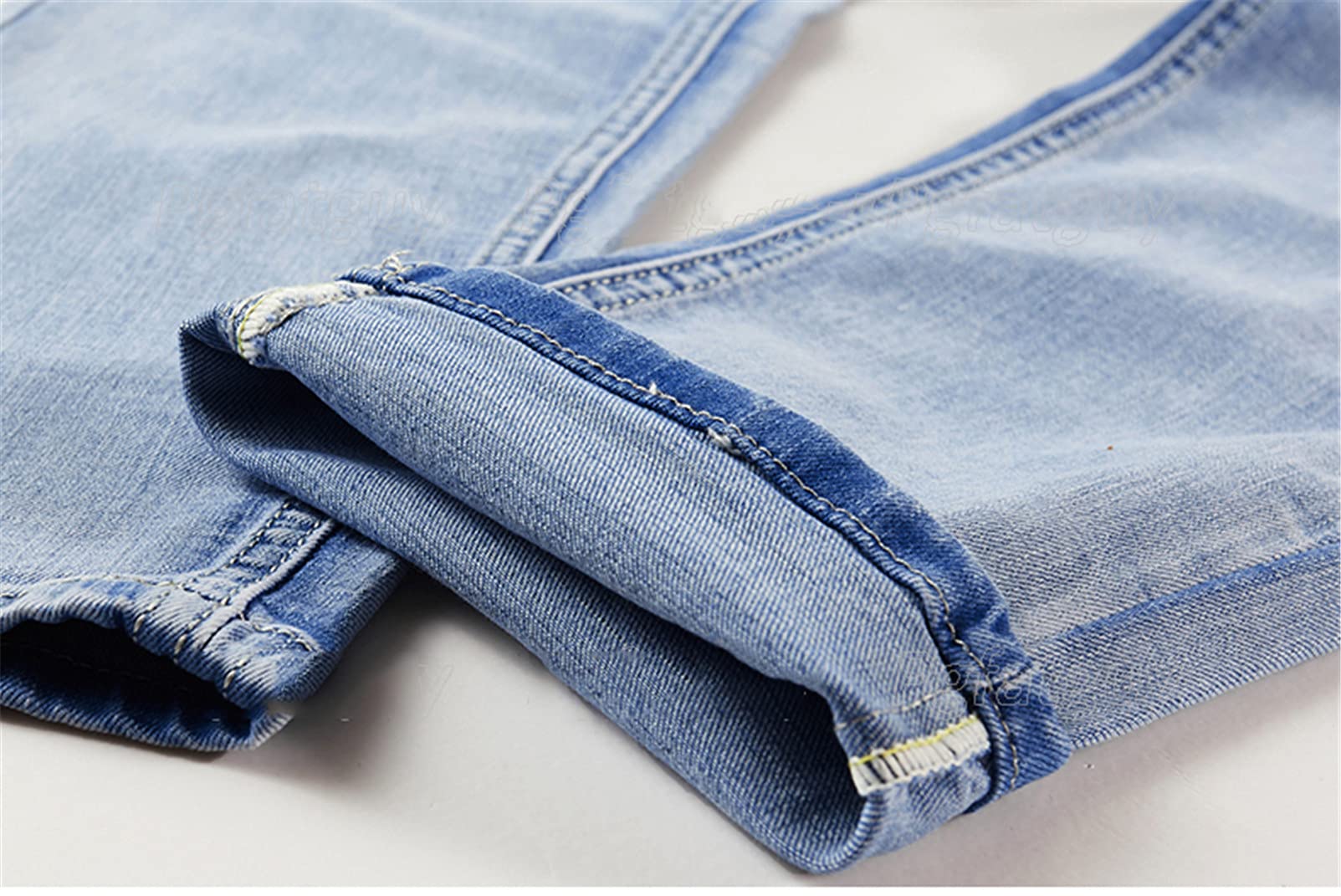 Stylish Slim Fit Solid Color Couple Jeans Set - Light Blue Denim Jacket & Jeans 2-Piece Outfit for Spring & Fall | Perfect for Date Nights, Casual Outings & Matching Couple Looks