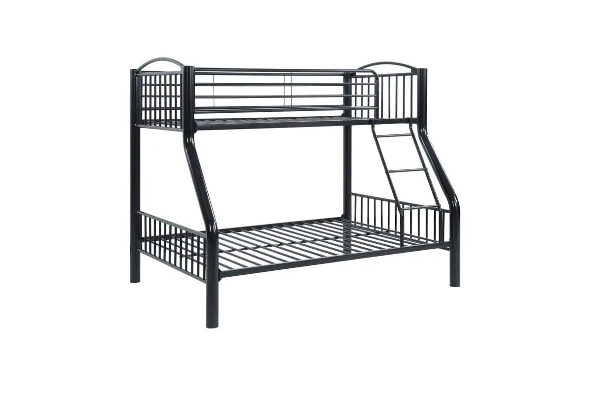 Beckett Twin Over Twin Bunk Bed B2021 - Space-Saving Kids Bunk Bed for Small Rooms, Sleepovers & Shared Bedrooms - Sturdy Wooden Frame with Safety Rails & Ladder
