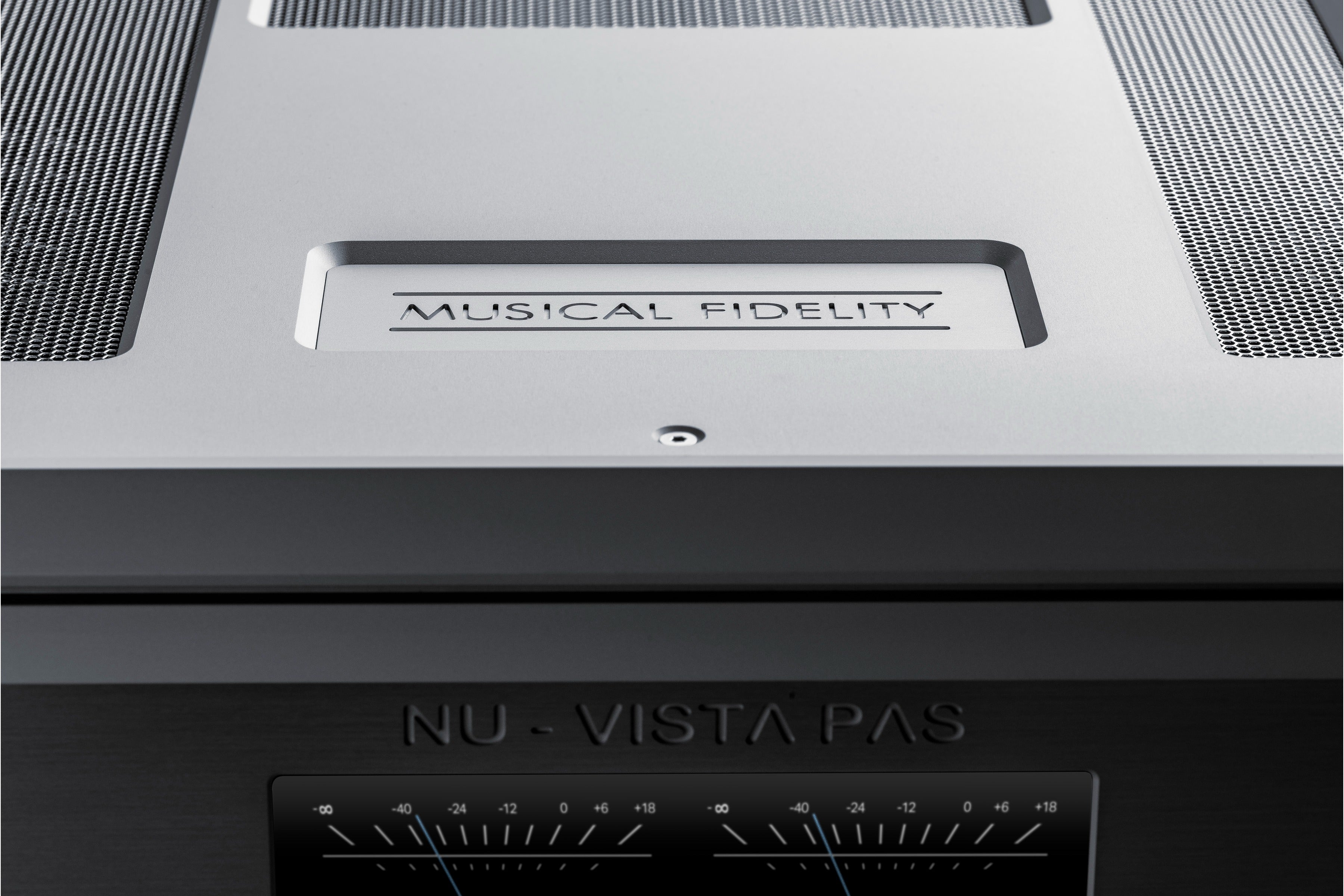 Musical Fidelity Nu Vista PAS Fully Balanced Discrete Stereo Power Amplifier with Separate PSU - High-End Audio System for Home Theater & Music Listening