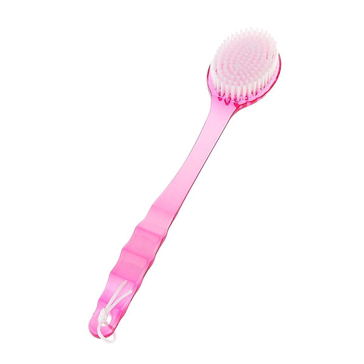 Premium Long Handle Back Scrubber Brush - Super Soft Bristles for Exfoliating & Massaging | Body Bath Shower Brush for Dry Skin Care & Spa Relaxation | Ideal for Hard-to-Reach Areas & Deep Cleansing (ECP-014)