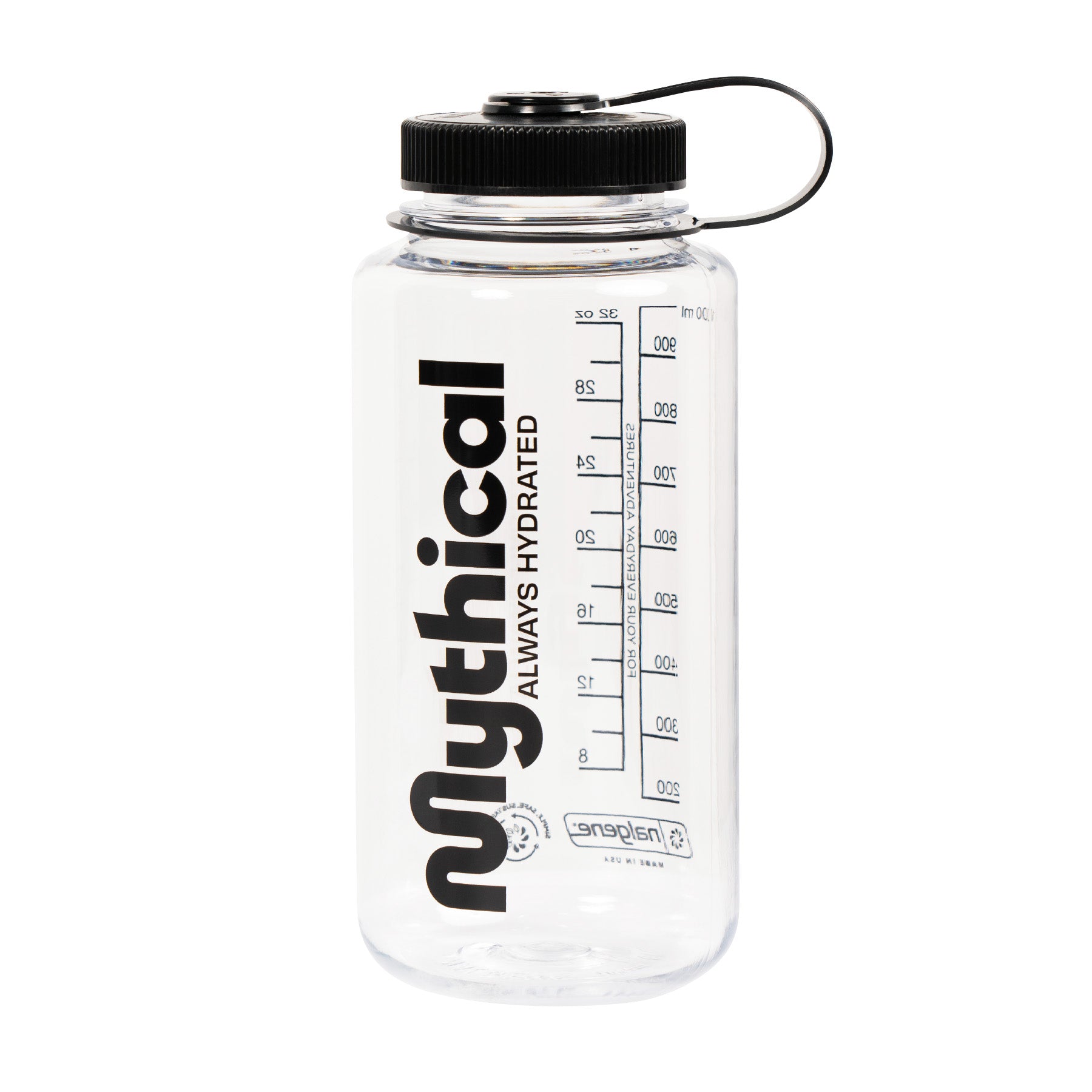 Always Hydrated Nalgene Water Bottle - BPA-Free, Leak-Proof & Durable for Outdoor, Gym & Travel | 32oz Wide Mouth