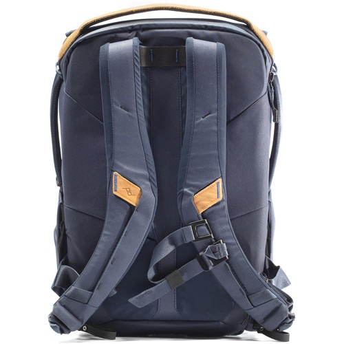 Peak Design Everyday Backpack 20L v2 - Waterproof Camera Backpack for Photographers & Travel - Durable Laptop Backpack with Customizable Storage - Midnight Blue - Perfect for Hiking, Commuting & Urban Adventures