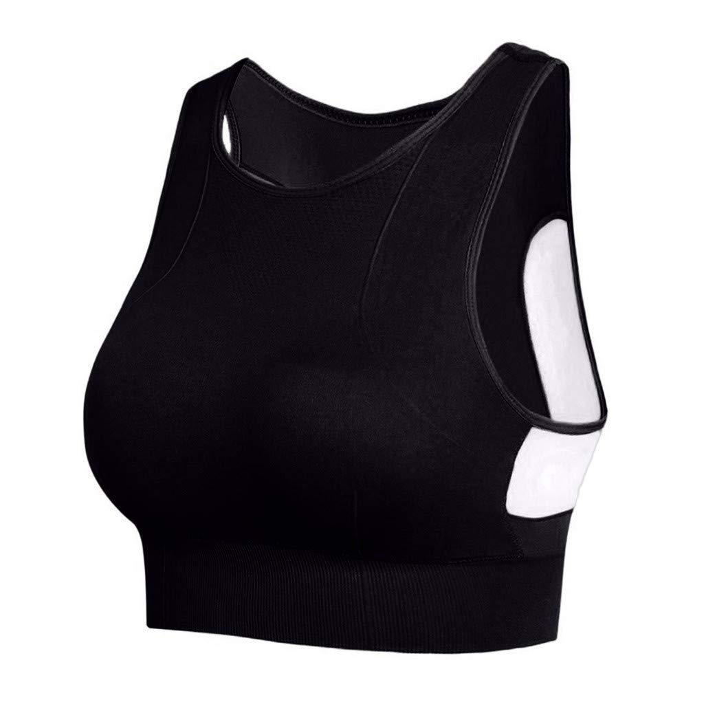 Amober Seamless Padded Sports Bra - High Impact Support for Yoga, Workout & Fitness | Comfortable Bralette for Women | Perfect for Gym, Running & Active Lifestyle
