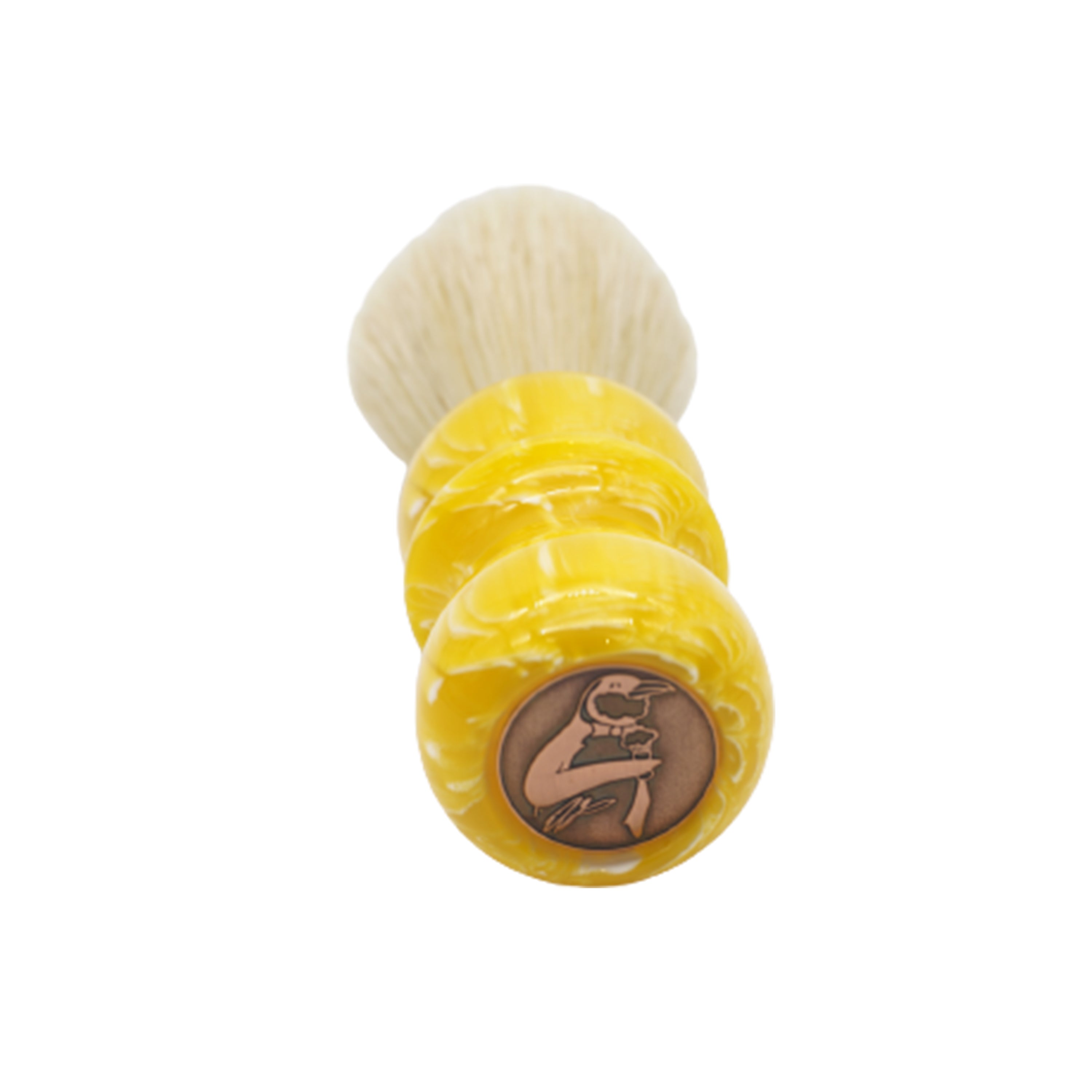 Premium 24mm Semogue SOC Boar Hair Shaving Brush with Handcrafted Lemon Drop Handle by AP Shave Co. - Perfect for Wet Shaving & Grooming Kits