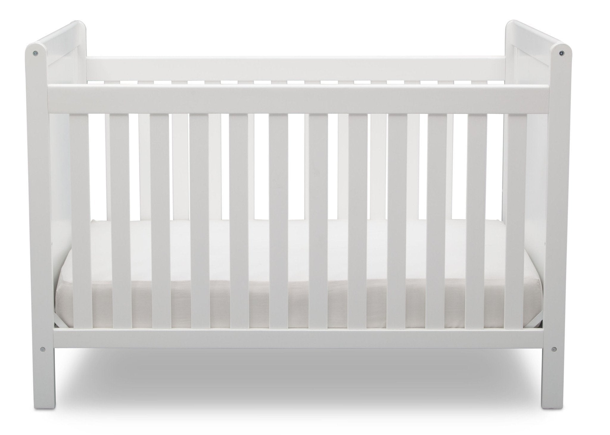Sunnyvale 4-in-1 Convertible Baby Crib to Toddler Bed - White Nursery Furniture for Newborns & Kids - Perfect for Nursery, Bedroom & Daycare