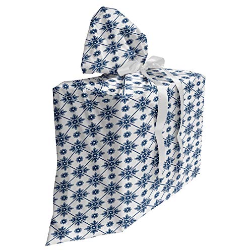 Dark Blue and White