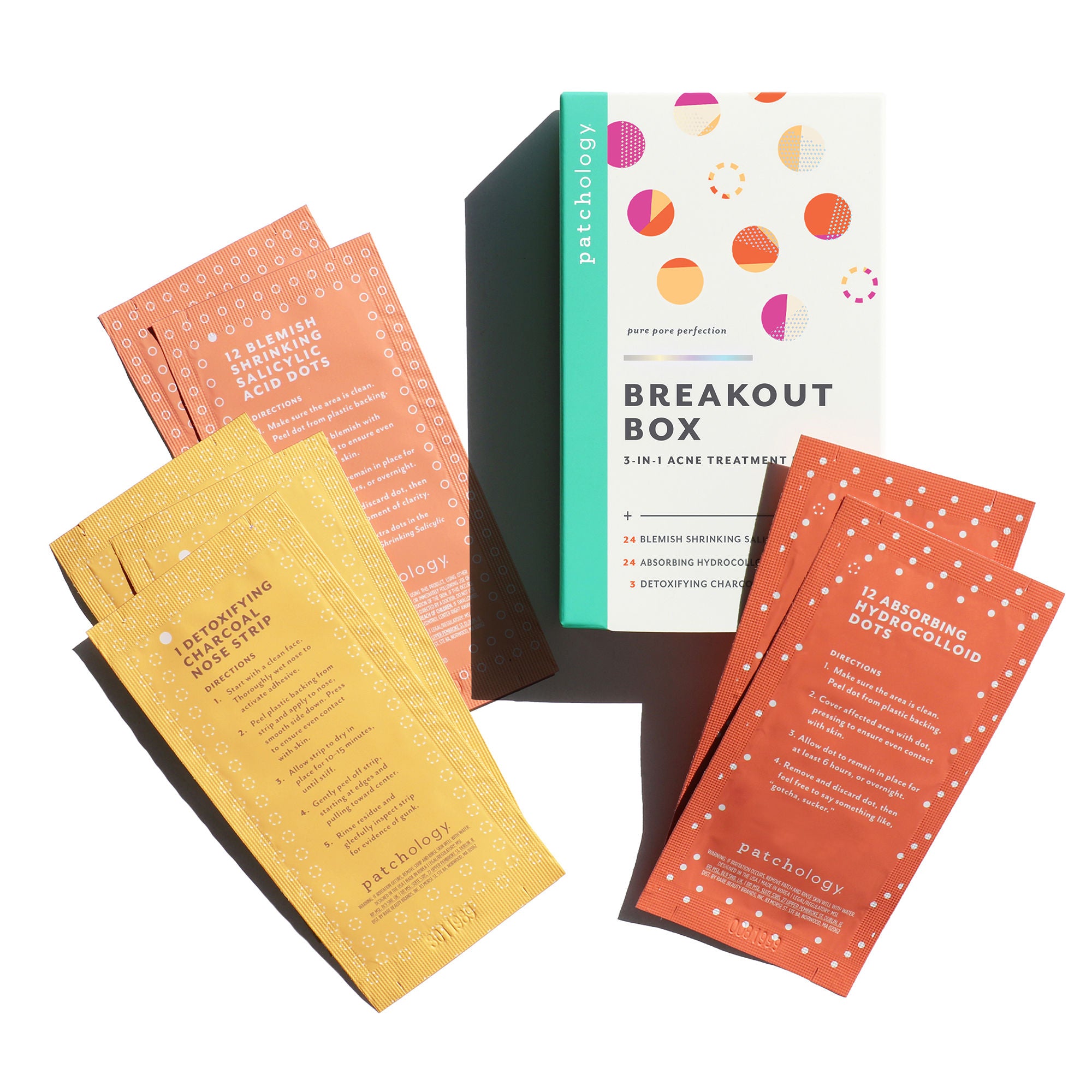 Best Breakout Box Acne Treatment Kit for Clear Skin - Pimple & Blackhead Remover for Face & Body - Perfect for Teens & Adults with Oily or Acne-Prone Skin - Use Daily for Prevention & Treatment