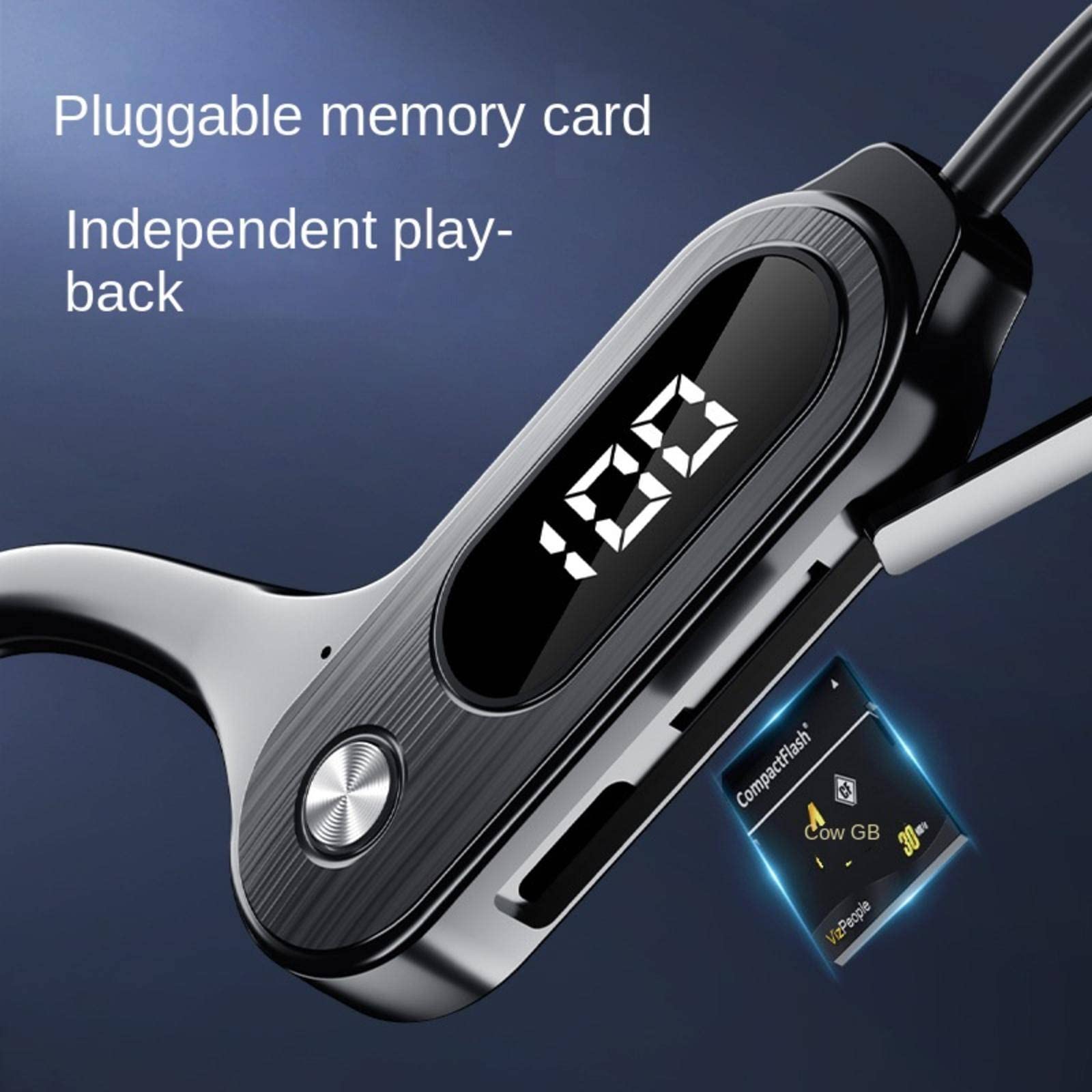 MBETA Bluetooth 5.3 Wireless Bone Conduction Headphones - Open-Ear Sport Headset with IPX5 Waterproof for Running, Cycling, Gym Workouts - Sweatproof & Comfortable for Outdoor Activities