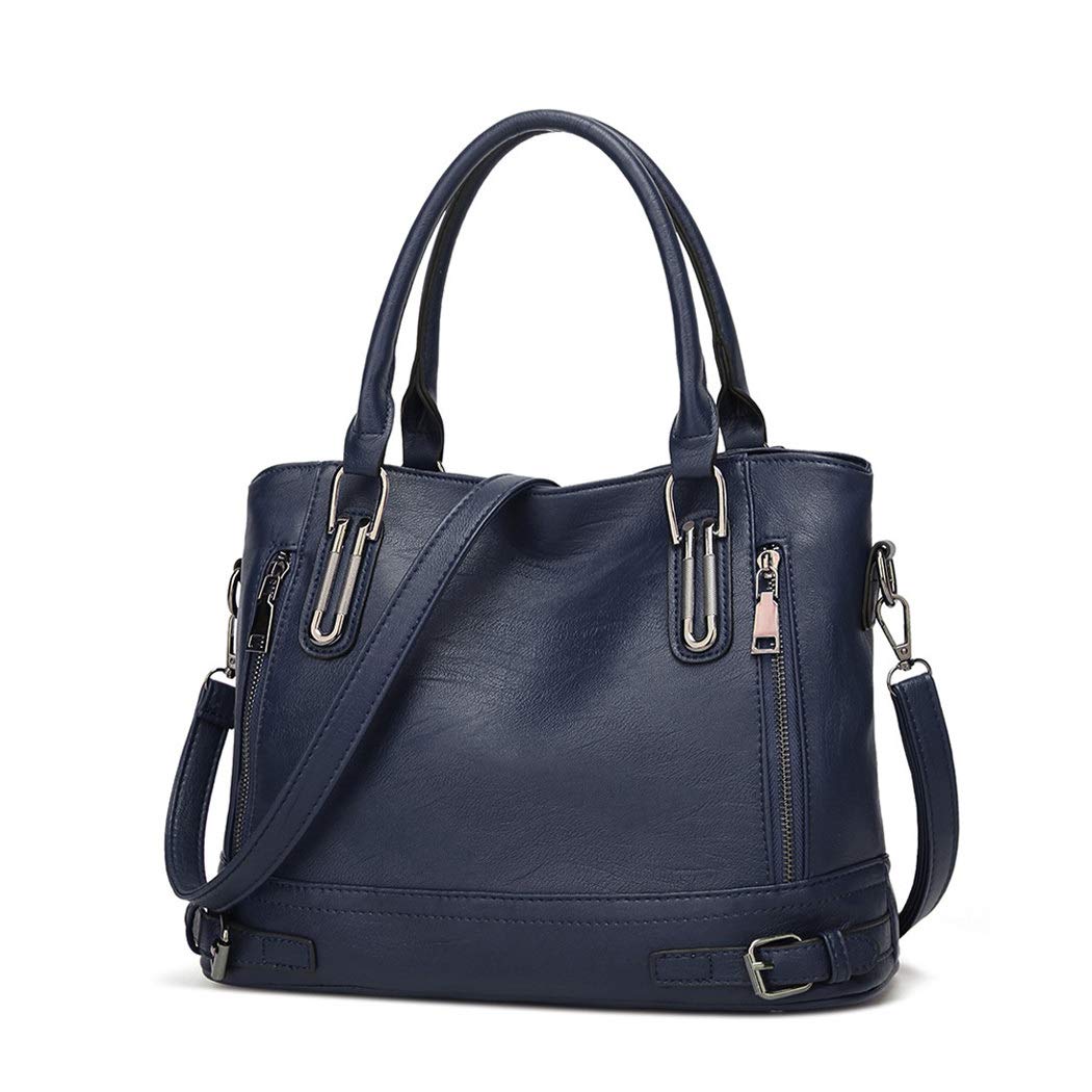 BUKESIYI Women's PU Leather Top Handle Bag - Convertible Shoulder Bag & Hobo Handbag for Work, Travel & Daily Use (Style CCUS77212)