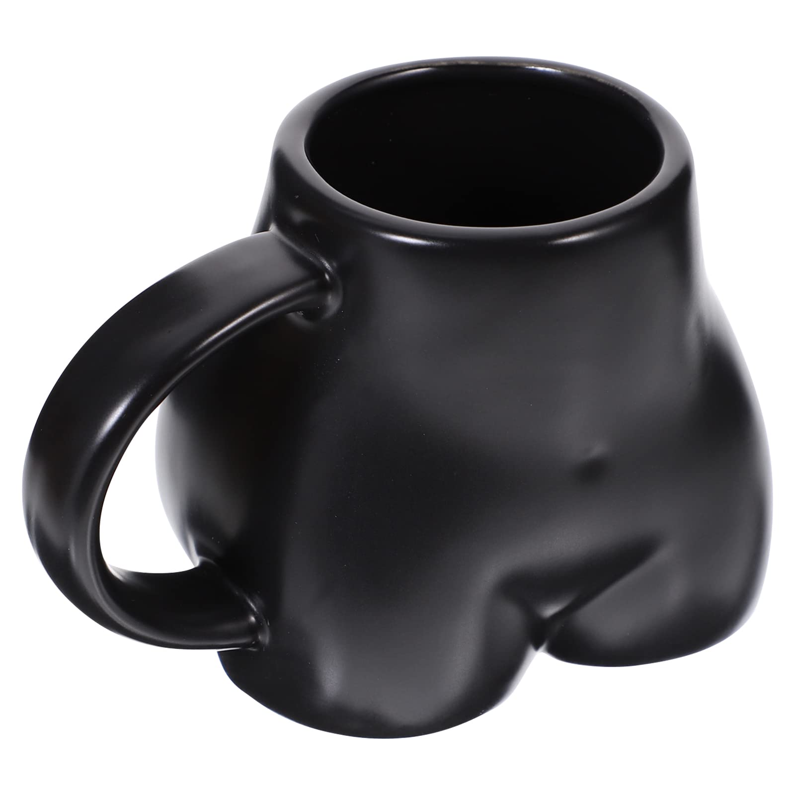 Jojofuny Creative Butt Shaped Mug - Funny Ceramic Coffee Cup for Desk Decor, Unique Gift for Coffee Lovers - Perfect for Office, Home & Gag Gifts