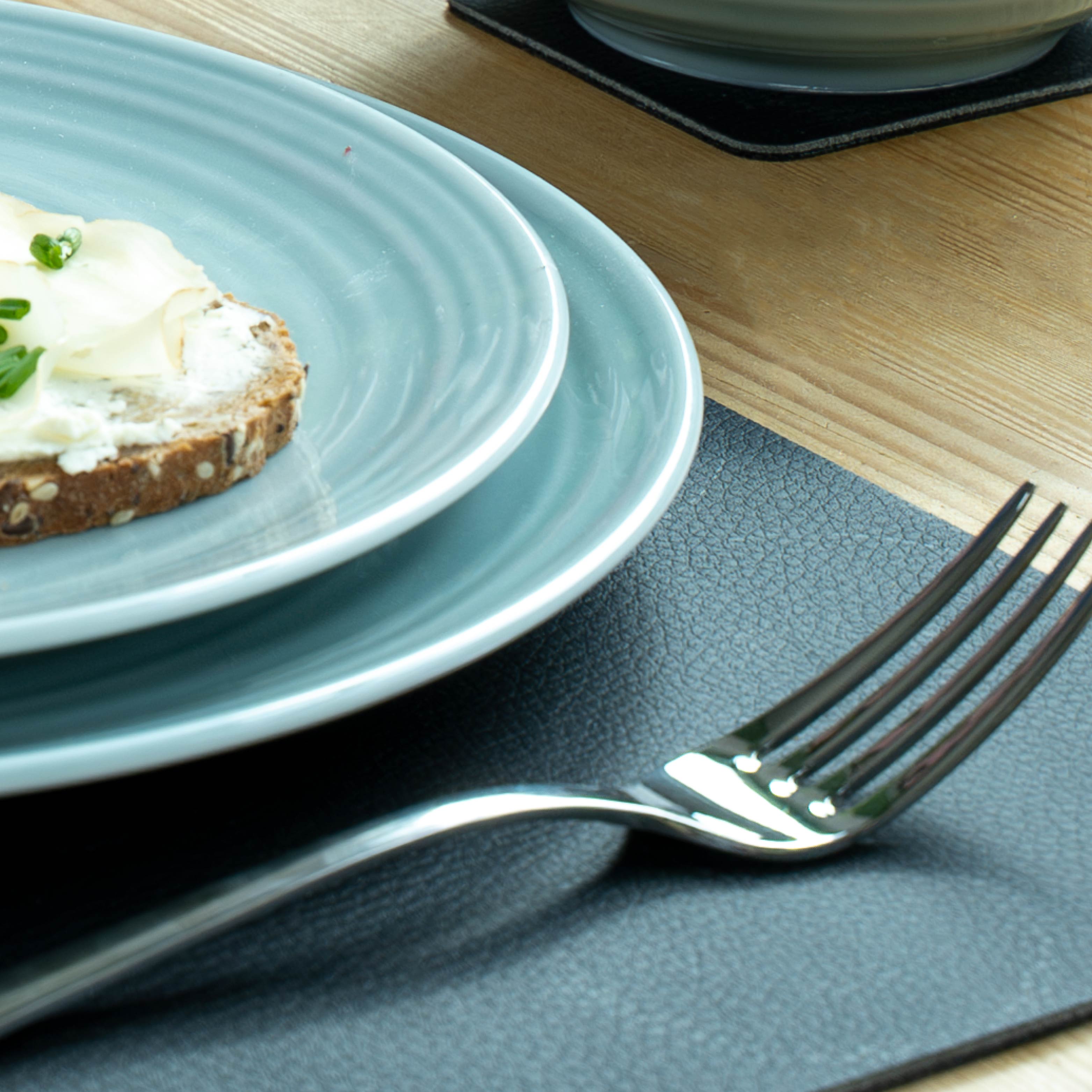 Premium 23cm Cyan Porcelain Plate with Magnet - Elegant Dining & Kitchen Decor for Home, Parties & Gifts