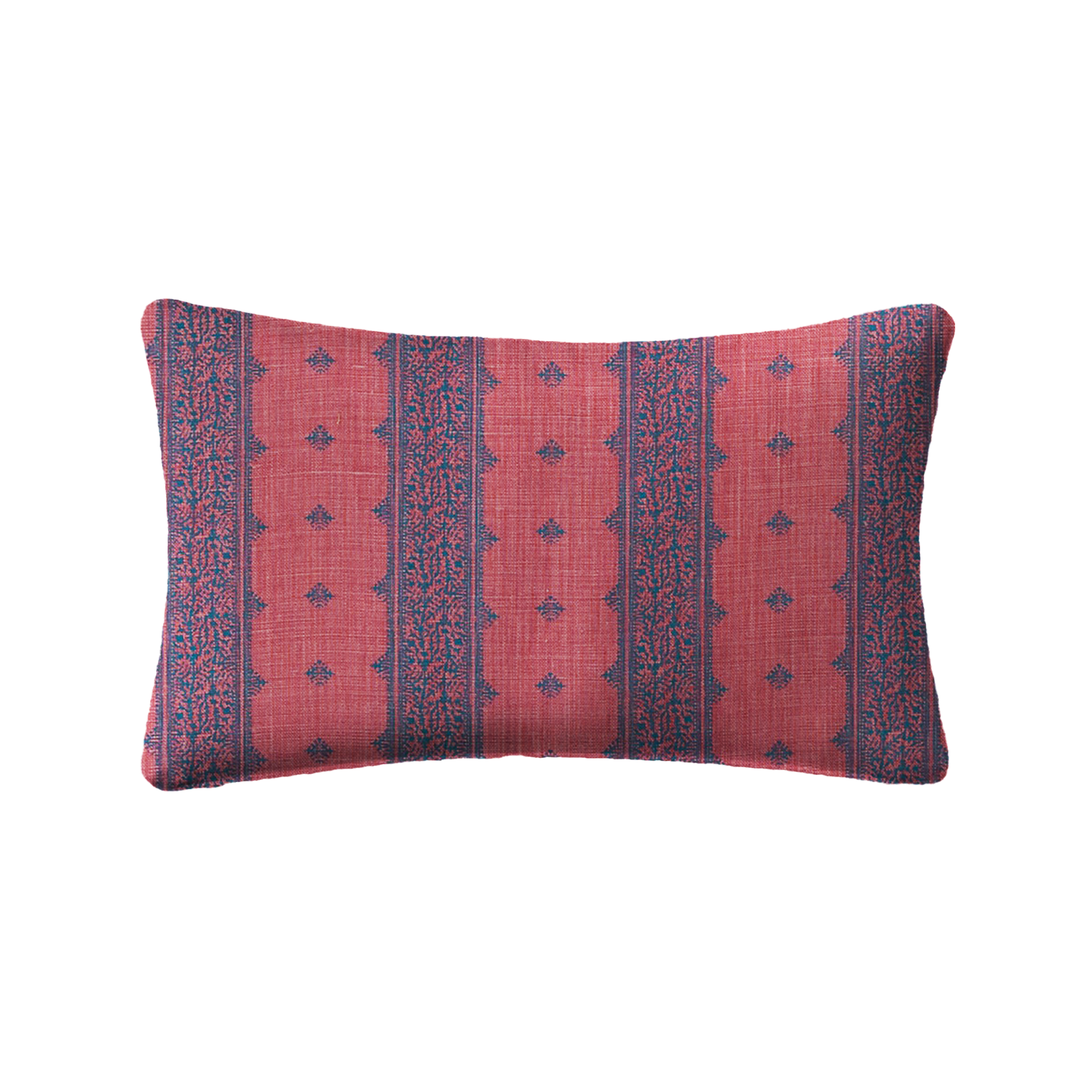 Fez Raspberry Lumbar Pillow Cover - Soft Decorative Cushion Case for Sofa, Bed, Chair - Perfect for Living Room, Bedroom & Office Decor