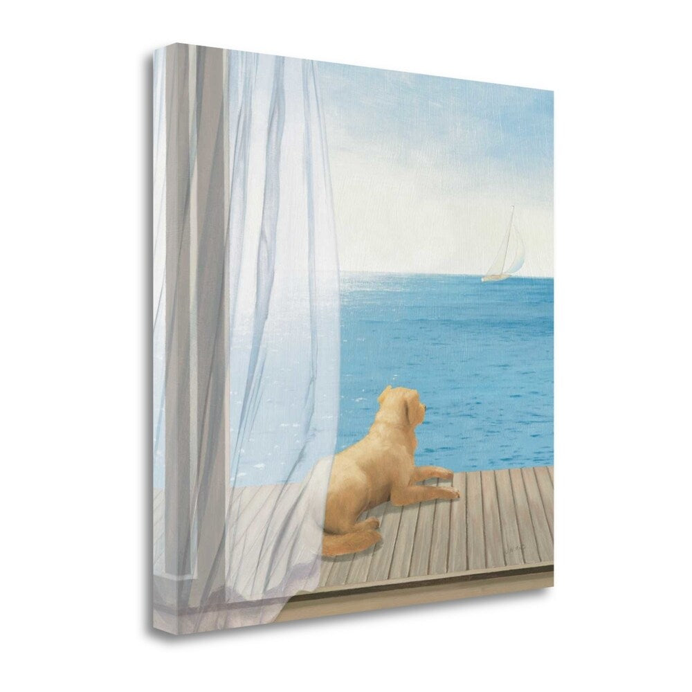 Blue Breeze II Fine Art Giclee Print by James Wiens - Gallery Wrapped Canvas Wall Art Ready to Hang - Perfect for Living Room, Bedroom & Office Decor