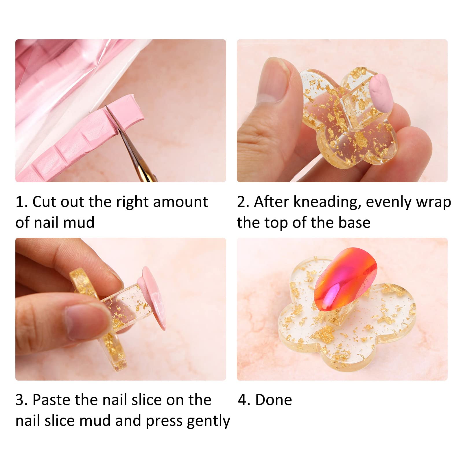 Portable Multi-Function Nail Tip Holder Stand for Nail Art School & Salon - Perfect for Nail Technicians, DIY Manicures & Professional Training