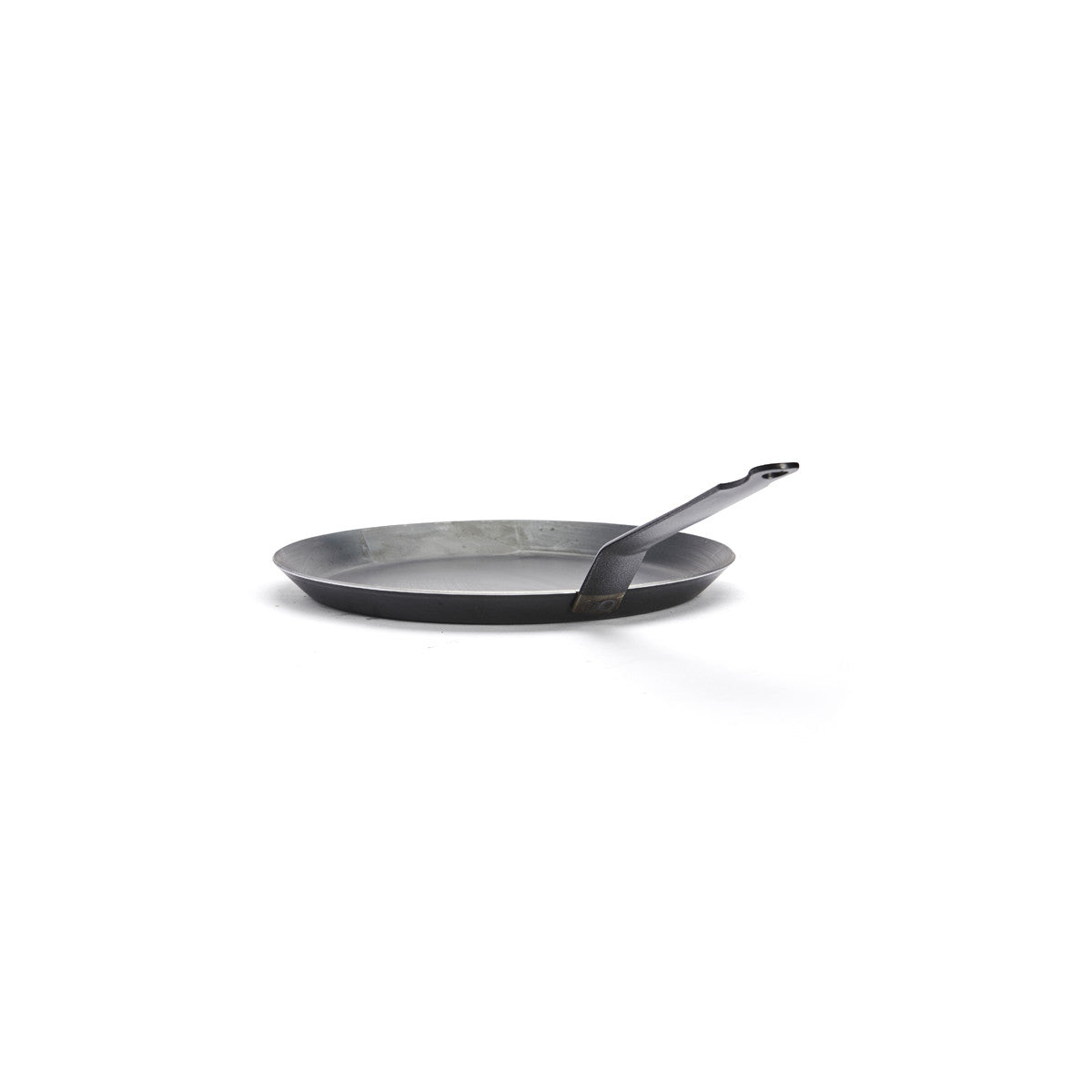 De Buyer Force Plus Blue 9.5 Inch Professional Crepe Pan - Nonstick Carbon Steel French Pancake Pan for Perfect Crepes & Tortillas - Ideal for Home Cooking & Restaurant Use