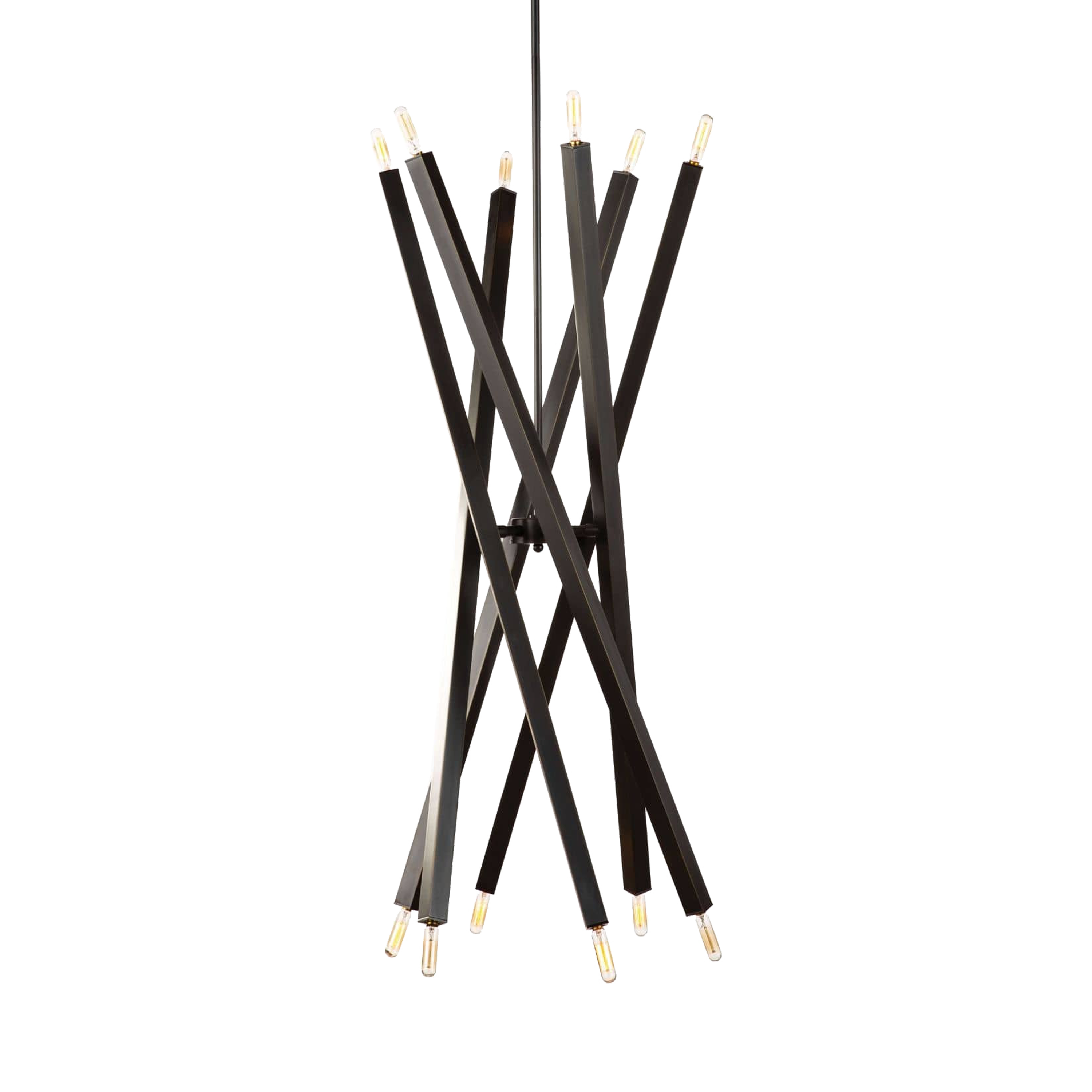 Modern Crystal Ceiling Light - Elegant Dash Chandelier 109773175000 for Dining Room, Bedroom & Living Room Decor