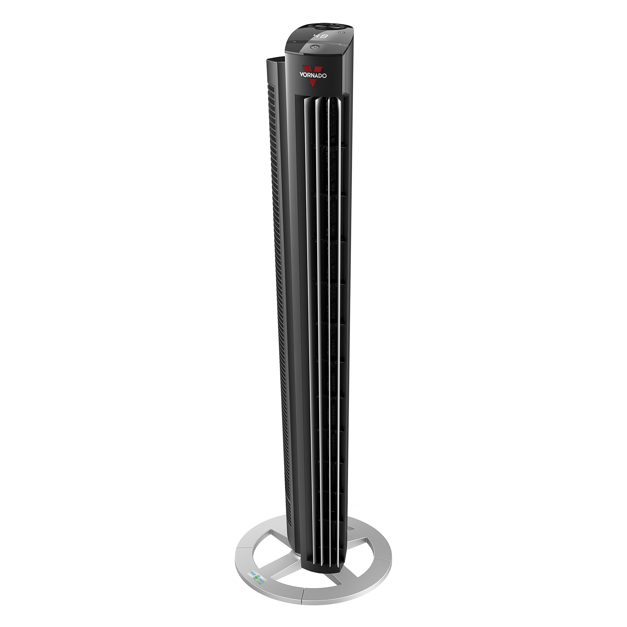 Vornado NGT42DC 42-Inch Energy Smart Air Circulator Tower Fan - Variable Speed, Quiet Operation, Black - Perfect for Bedroom, Living Room & Office Cooling