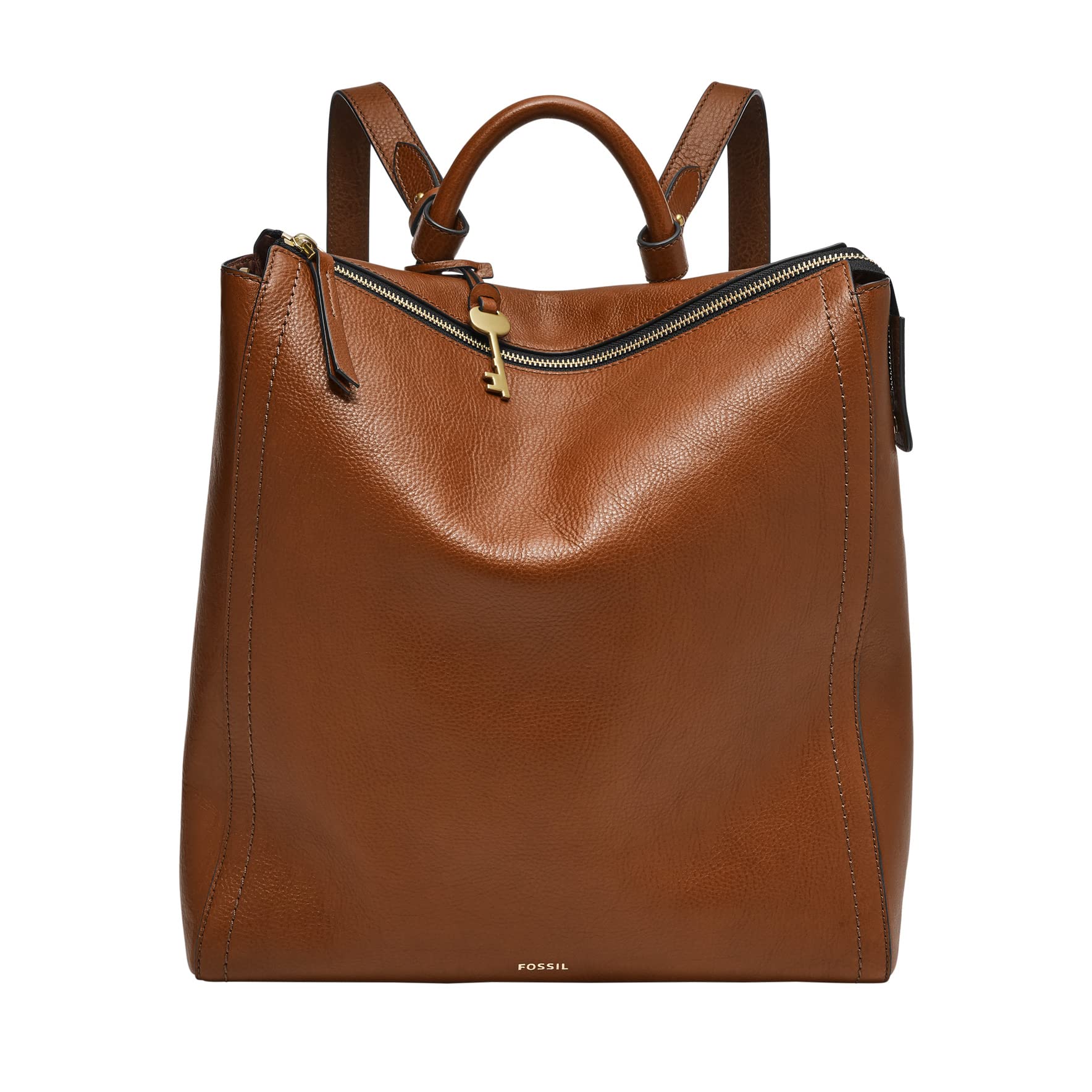 Fossil Women's Parker Genuine Leather Convertible Backpack Purse - Stylish Crossbody Handbag for Work, Travel & Everyday Use