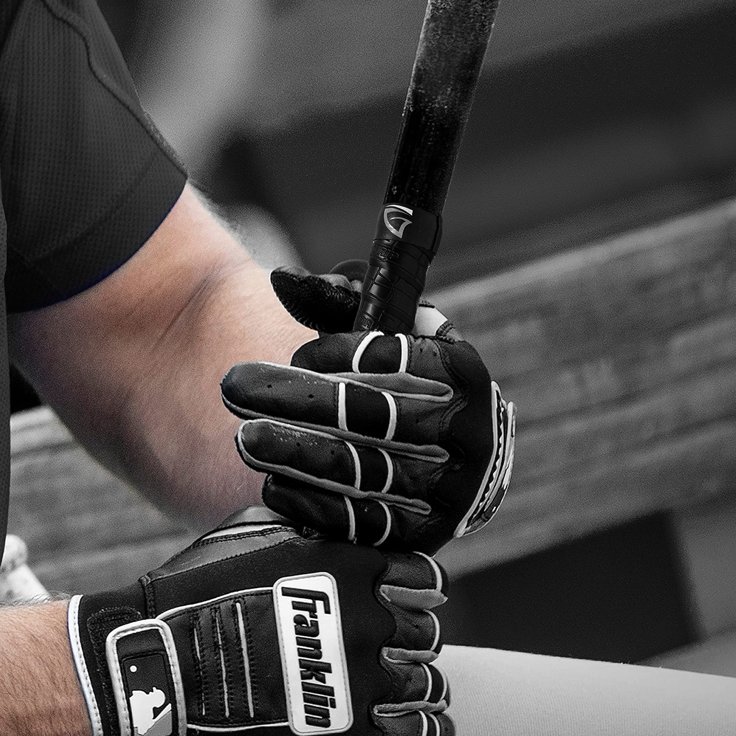 Franklin Sports Gator Grip Baseball Bat Tape - Non-Slip Batting Grip for Better Control - Perfect for Baseball, Softball, and Training Practice
