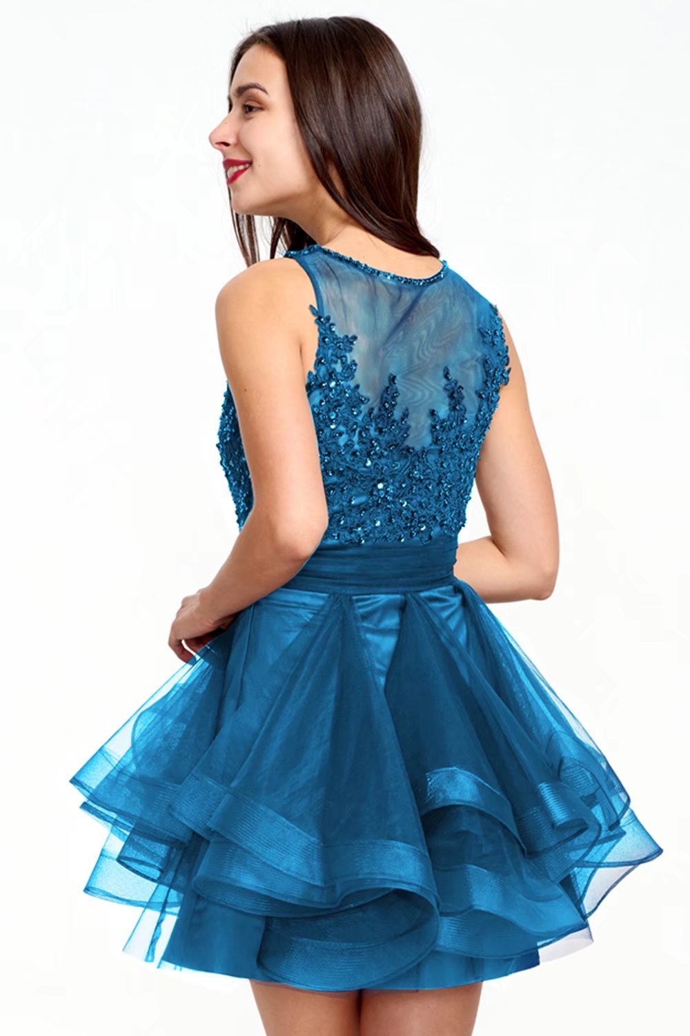 Elegant Beaded Short Homecoming Dress for Women - Perfect for Graduation, Bridesmaid & Evening Parties | Formal Occasion Wear for Prom, Dances & Special Events