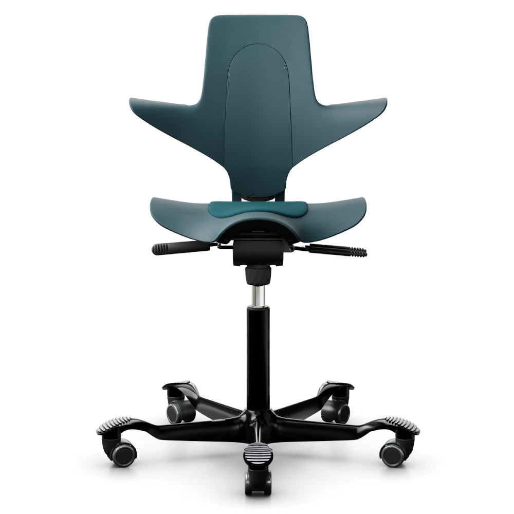 HÅG Capisco 8010 Ergonomic Saddle Chair - Adjustable Height & Tilt for Office & Home Workspace - Perfect for Standing Desks, Computer Work & Creative Studios