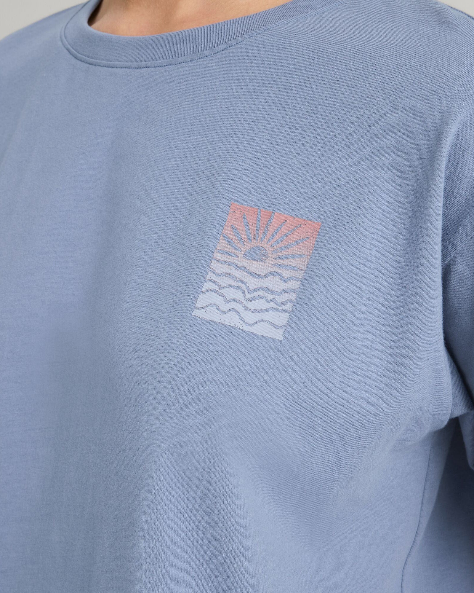 Sunrise Flower Organic Cotton T-Shirt for Women - Soft & Comfortable Casual Wear for Everyday, Workouts, and Outdoor Activities