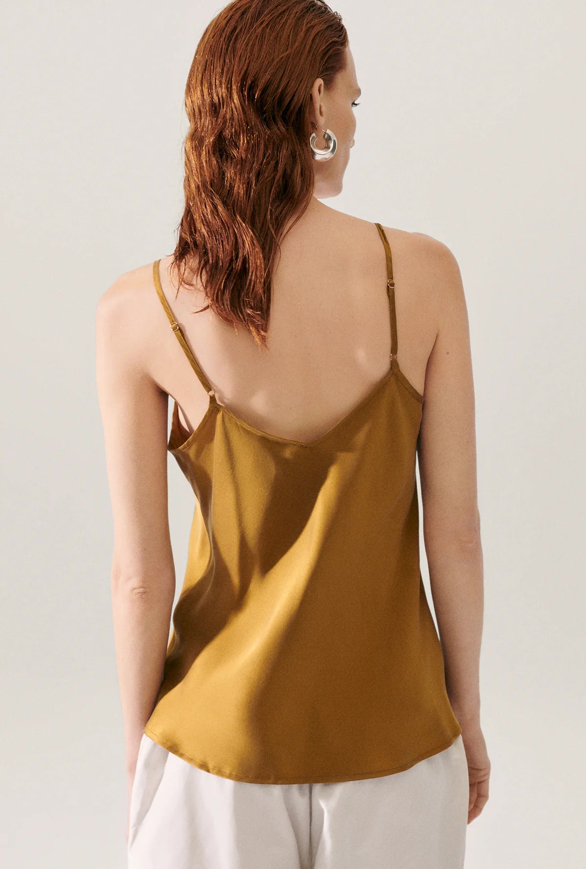 Bias Cut Cami Dress - Women's Elegant Sleeveless V-Neck Slip Dress for Casual Wear, Date Night & Summer Outfits