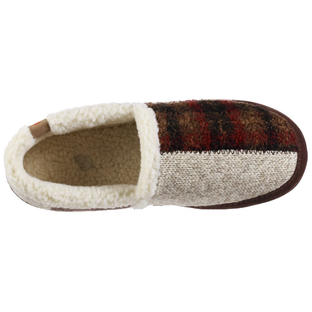 Eco-Friendly Women's Upcycled Meadow Moc Slippers with Cloud Cushion® Comfort - Cozy House Shoes for Relaxing at Home & Lounging