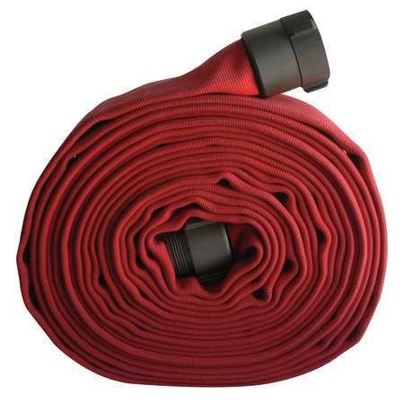 Attack Line Fire Hose - 50 ft. Length, 400 psi Pressure Rating - Ideal for Firefighting, Emergency Response & Industrial Use