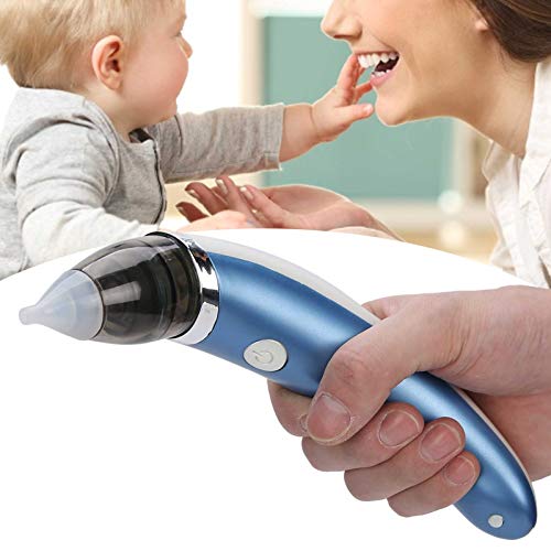 Electric Baby Nasal Aspirator for Newborns - Rechargeable Infant Nose Cleaner with Soft Tips, Gentle Mucus Suction Device for Congestion Relief | Perfect for Nursery, Travel & Sick Days