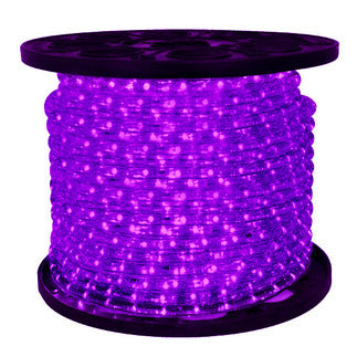10mm 150ft Purple LED Rope Light - Waterproof Flexible Outdoor/Indoor Decorative Lighting for Parties, Christmas, Weddings & Home Decor