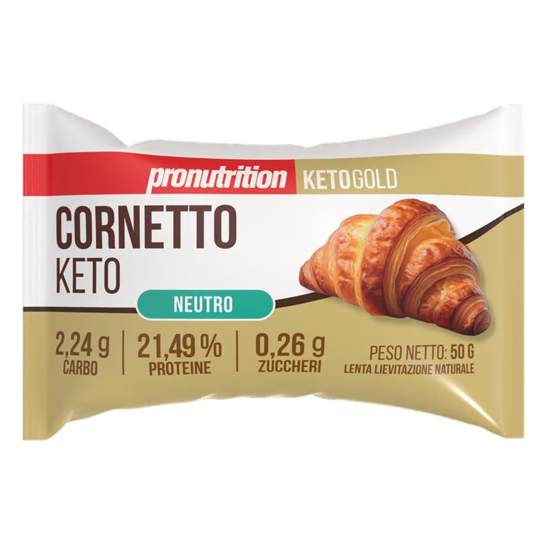 Pronutrition KETO NOCARBO Cornetto 50g - Low Carb Keto Snack with Only 2g Net Carbs per Serving (Pack of 4) | Perfect for Keto Diet, Weight Loss & On-the-Go Healthy Snacking