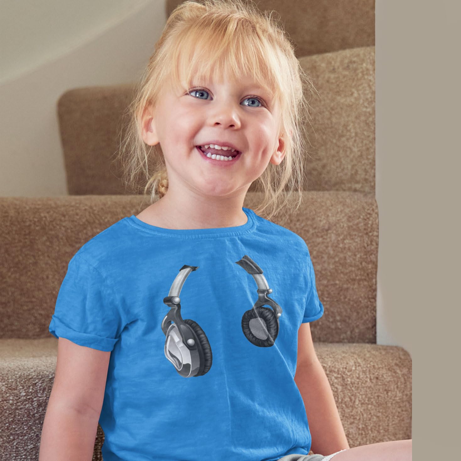 Lepni.me Kids T-Shirt - Retro DJ & Headphone Graphic Tee for Young Music Lovers | Perfect Birthday Gift & Concert Outfit for Boys & Girls