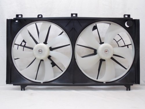High-Performance Dual Radiator & Condenser Fan Assembly for Lexus IS250 2006-2013 Models | 2.5L Engine Cooling System Replacement | Perfect for Summer Driving & Heavy Traffic Conditions