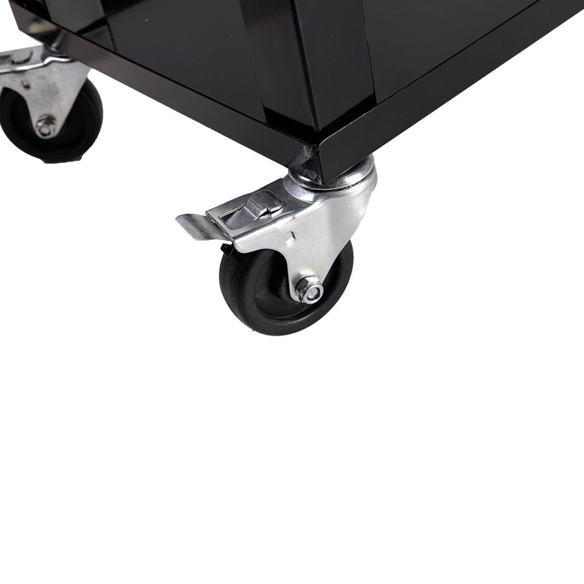 80 Quart Patio Deck Cooler with Wheels - Heavy Duty Solid Steel Construction for Outdoor Parties, BBQs, Camping & Tailgating - Portable Rolling Cooler for Home, Beach & Backyard Use