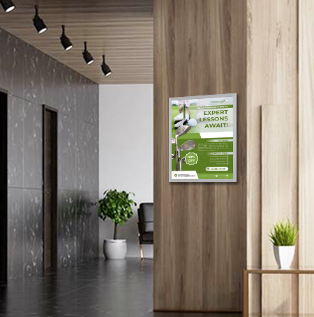 22x28 Euro Style Poster Frame - Top & Side Load for Easy Insertion - Wall Art Display, Sign Holder, Home & Office Decor