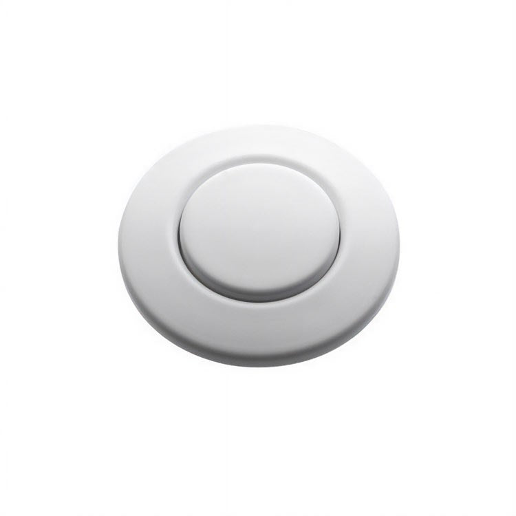 1-3/4 Inch White Plastic Air Switch Button for Garbage Disposal - Easy Installation & Durable for Kitchen Sink Waste Disposer Use
