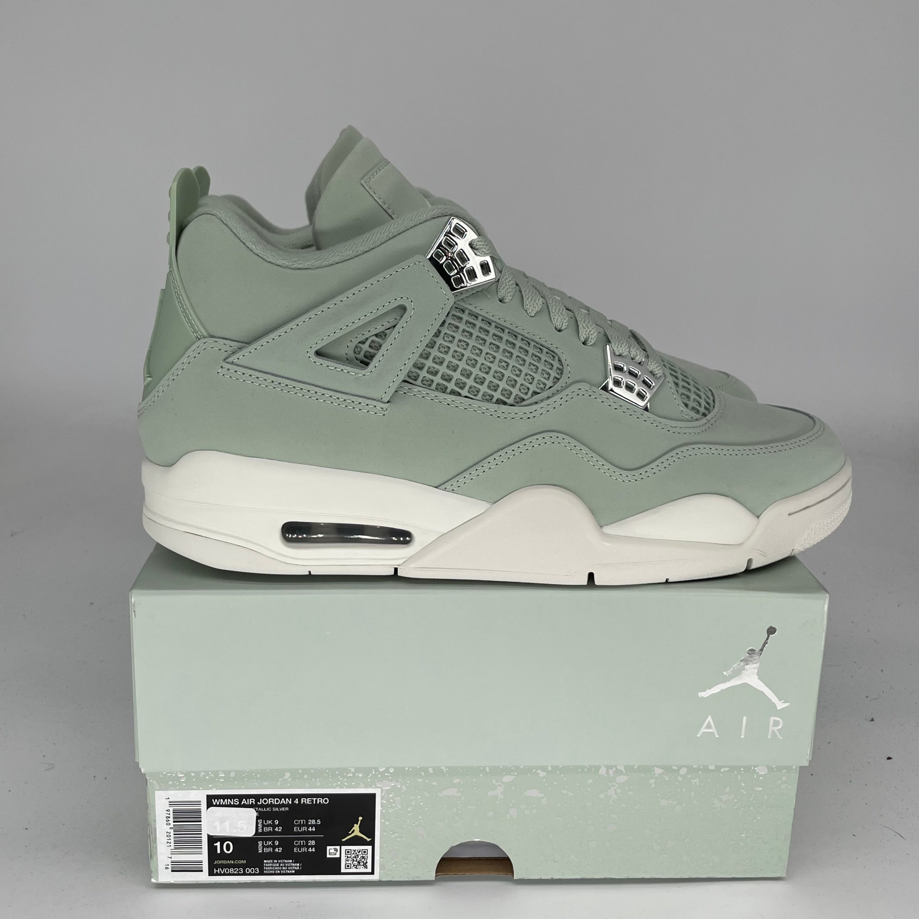 Air Jordan 4 Retro SE 'Seafoam' Sail White Women's Size 10/11.5W - HV0823-003 | Sneakers for Running, Gym & Casual Wear