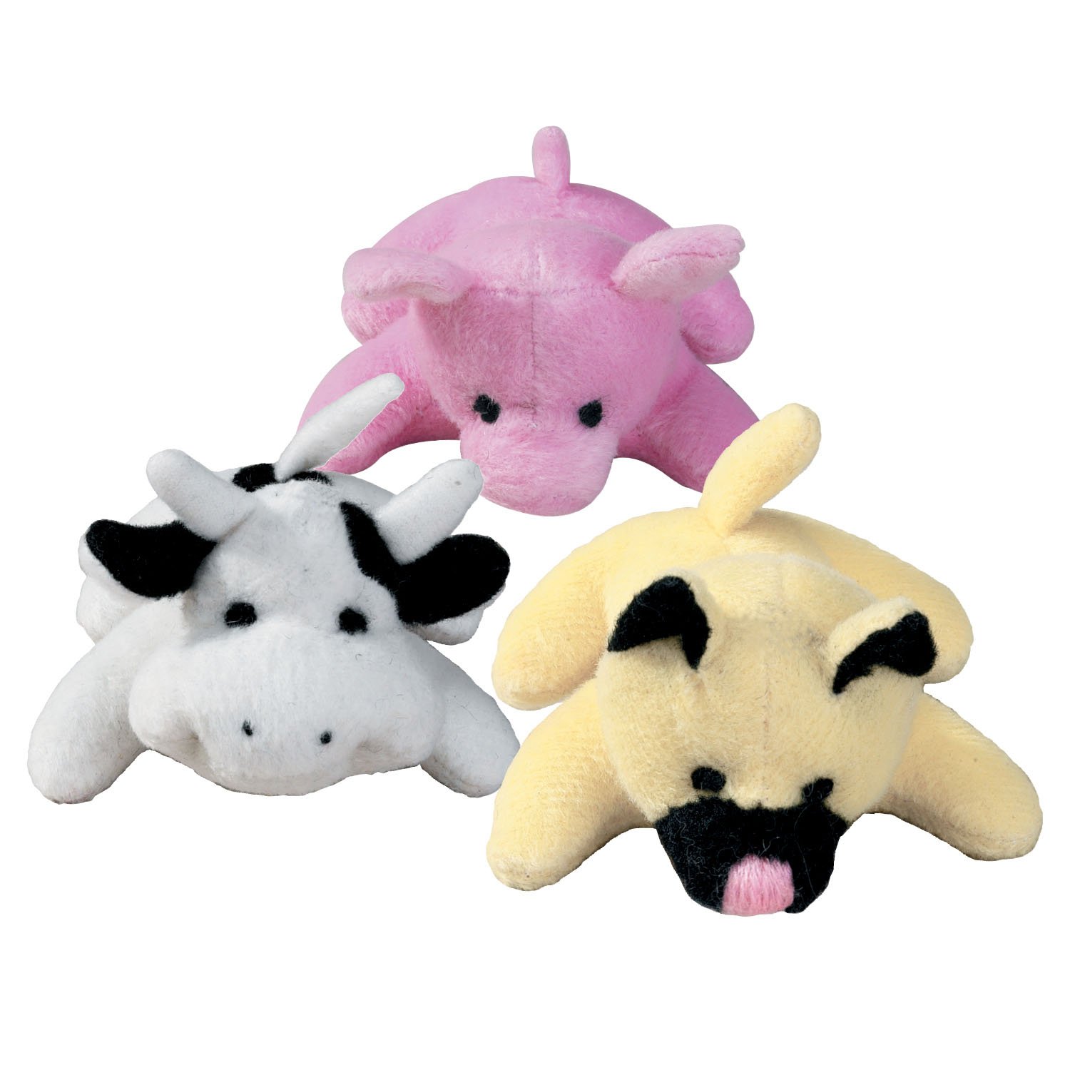 Zanies Bitty Buddy Oinkers 3-inch Squeaky Dog Toys for Small Dogs - Perfect for Indoor Playtime, Training Rewards & Puppy Teething Relief