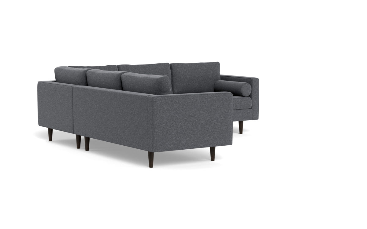 Ladybird 103 Corner Sectional Sofa - Modern L-Shaped Couch for Living Room, Family Room & Small Spaces | Comfortable Fabric Upholstery, Sturdy Frame | Perfect for Apartments, Condos & Home Theater Seating