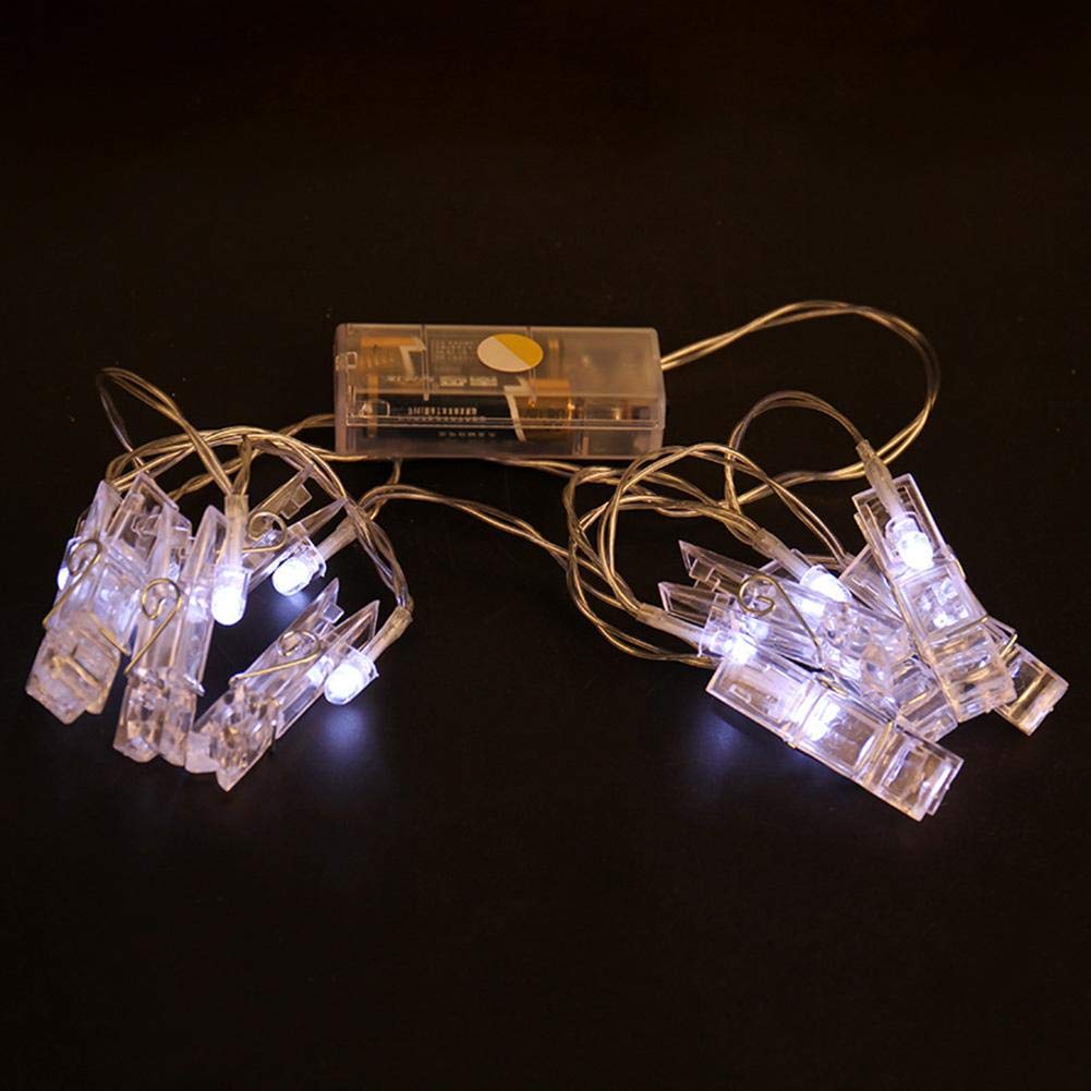 Valentine's Day Carnival String Lights - 10 LED Waterproof Fairy Lights with Photo Clips for Bedroom, Wedding, Party & Outdoor Decor - Energy Saving Durable Flexible Lighting for Home, Hotel and Bar Decorations