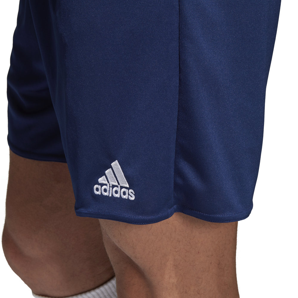 Adidas Adult Parma 16 Athletic Shorts - Dark Blue/White - Comfortable Running & Gym Workout Shorts for Men - Perfect for Basketball, Jogging & Training