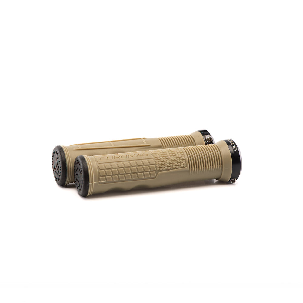 Chromag Format Grip - High-Performance Mountain Bike Grips for Trail & Enduro Riding - Durable Lock-On Design for Enhanced Control & Comfort