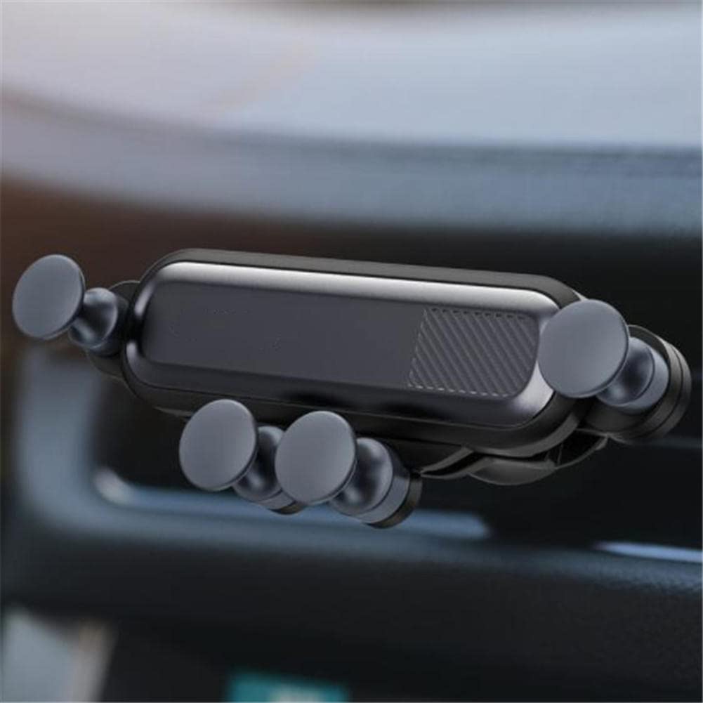 Universal Car Phone Holder Mount - Adjustable Gravity Phone Stand for iPhone, Samsung, Huawei, Xiaomi, Redmi & LG - Secure Smartphone GPS Car Mount for Hands-Free Driving & Navigation