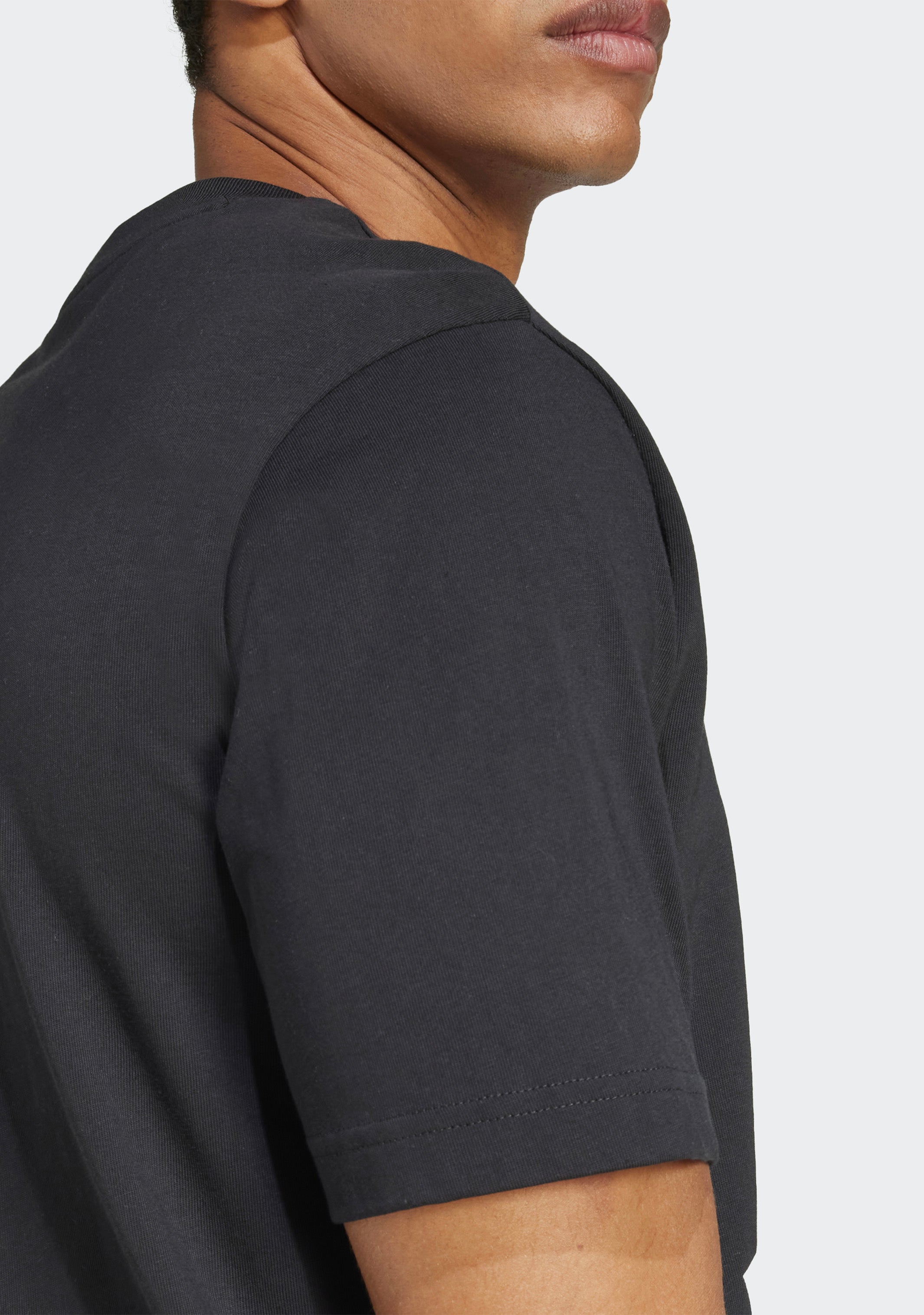 Adidas Men's Essentials Big Logo T-Shirt - Comfortable Cotton Casual Tee for Gym, Workout & Everyday Wear