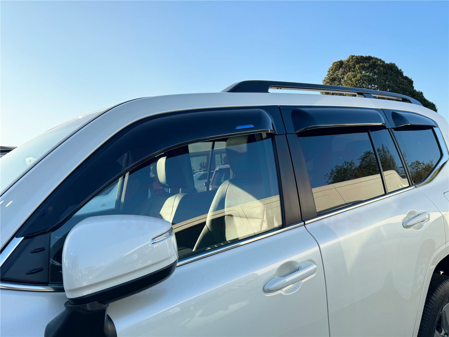 Toyota Land Cruiser 300 Series 2021+ Wide Weather Shields | Durable Car Window Rain Guards | Perfect for Off-Roading & All-Weather Protection