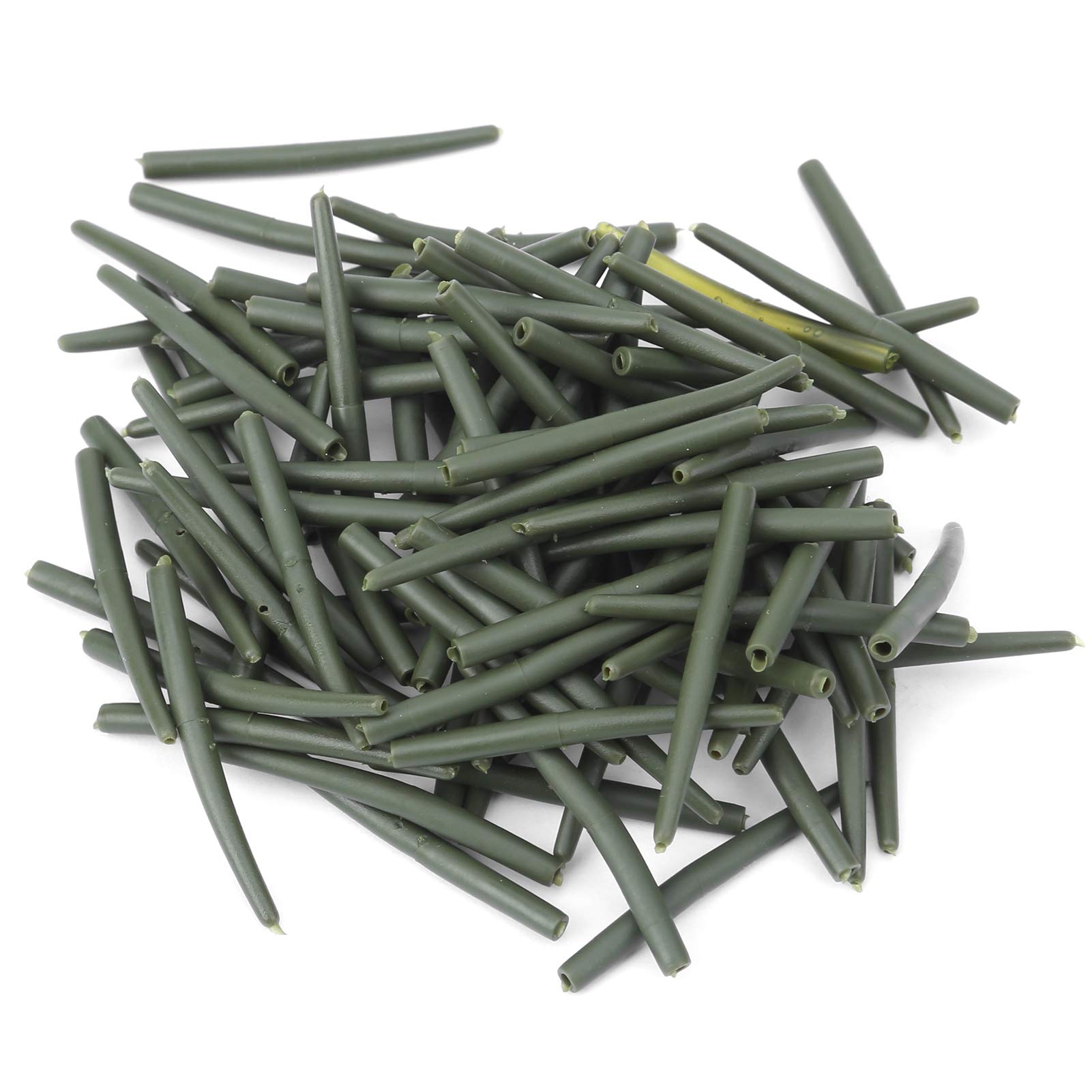 100Pcs Anti-Tangle Fishing Sleeves - Durable Rubber Fishing Line Protectors for Anglers | Perfect for Freshwater & Saltwater Fishing, Boat Trips, and Outdoor Adventures