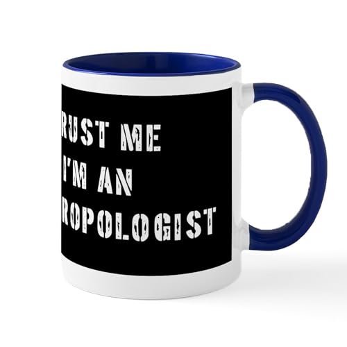 White/Navy Inside - Anthropologist Gift Mug